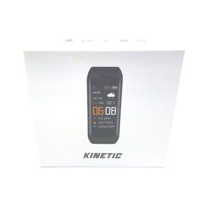 Kinetic Pro Smartwatch Fitness Tracker Watch For Android and iOS‎ Brand New